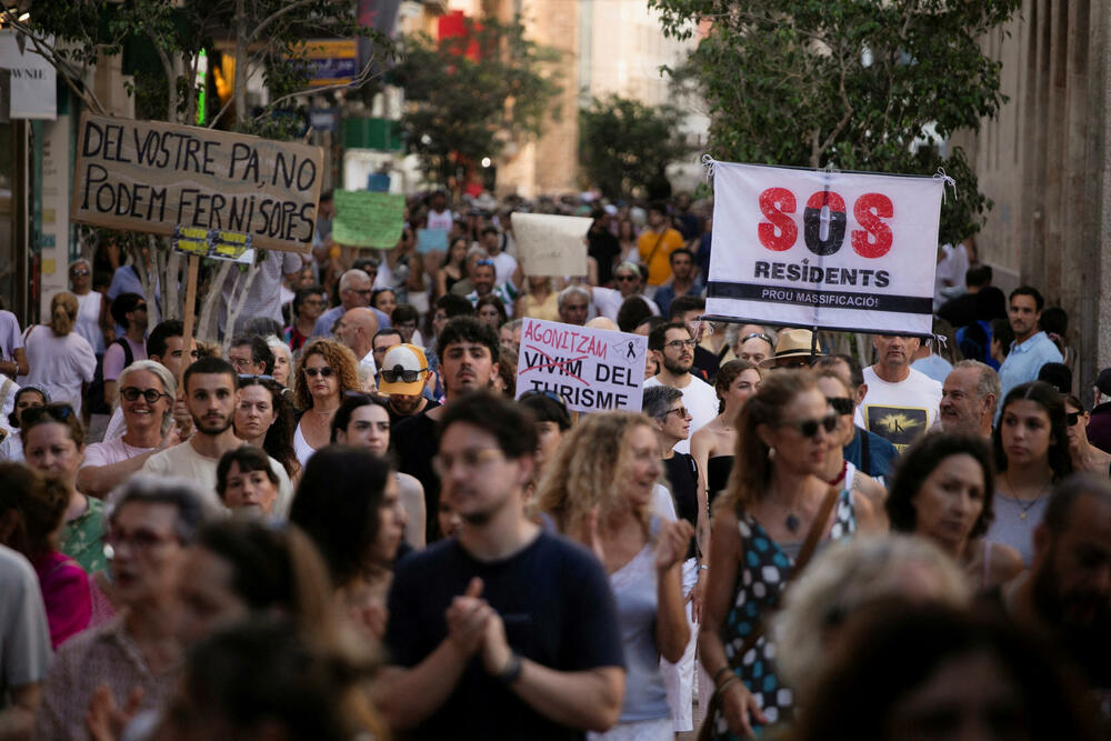 Protesti protiv masovnog turizma u Palma de Majorki