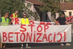 Podgorica: Mještani Zabjela protestovali protiv dalje...