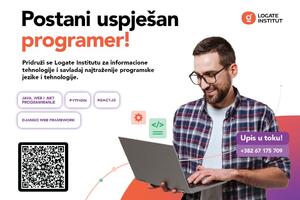 Postani izvrstan programer uz Logate Institut – Upisni rok u toku!