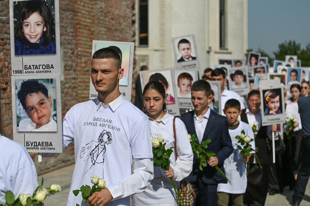 Sa godišnjice obilježavanje terorističkog napada u Beslanu, Foto: Reuters