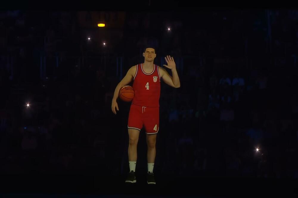 Draženov hologram u Areni, Foto: Printscreen YouTube/Sport Klub