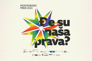 "Đe su naša prava?" - slogan 12. Montenegro Prajda