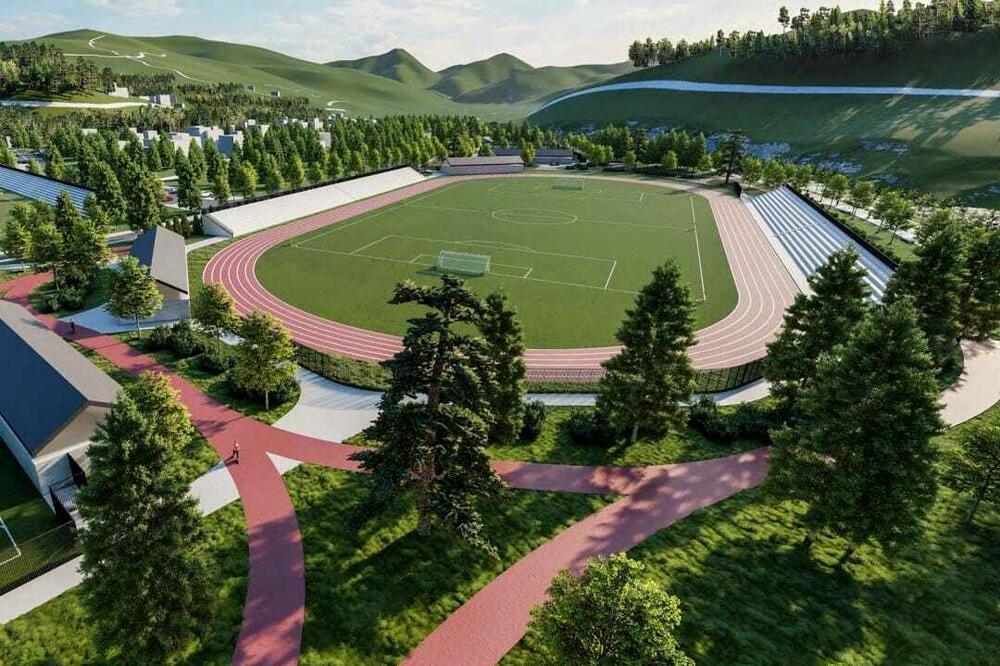 Ovako će izgledati novi gradski stadion u Kolašinu, Foto: Idejno rješenje