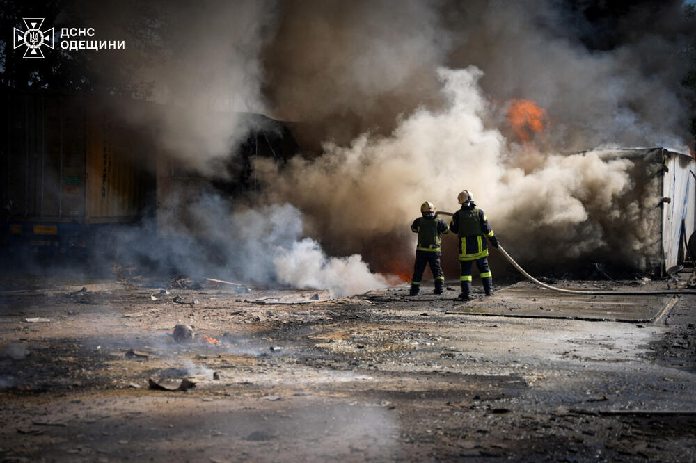 Detalj nakon jednog od prethodnih ruskih napada na Odesu (Ilustracija), Foto: Reuters