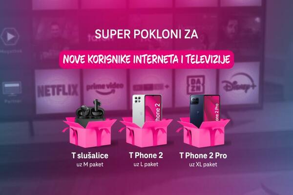 Super pokloni i povoljnosti za nove korisnike Telekom kućnog...