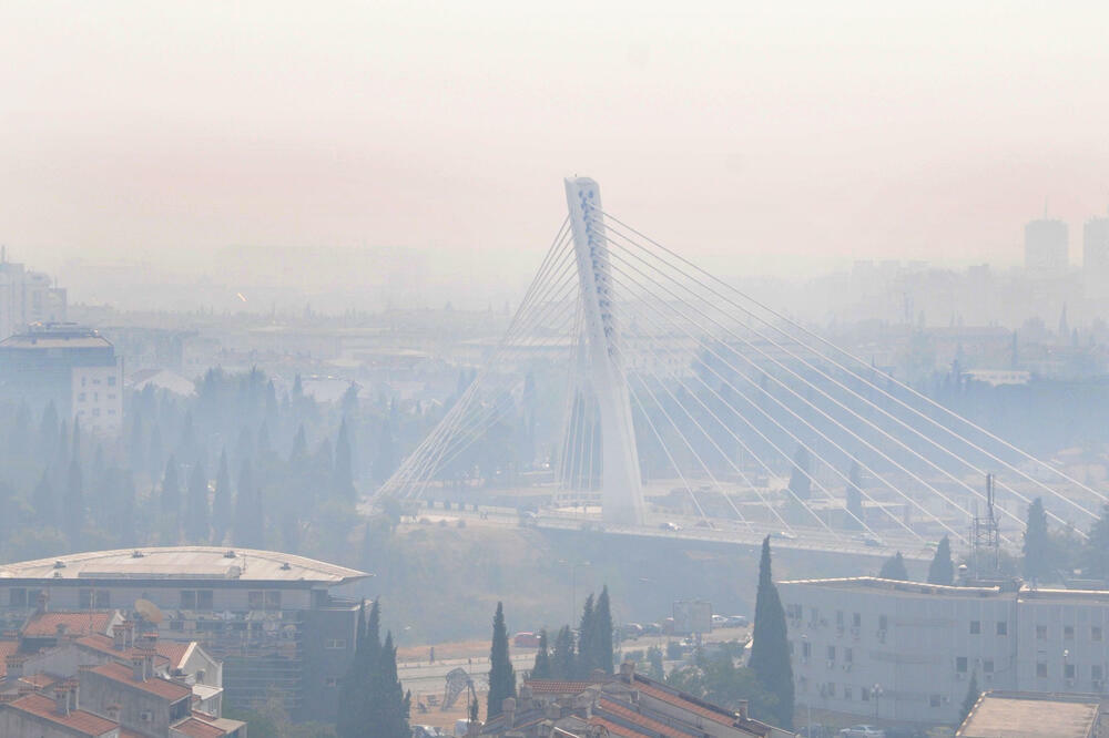 Smog u Podgorici (arhivski snimak), Foto: Vijesti/Luka Zeković