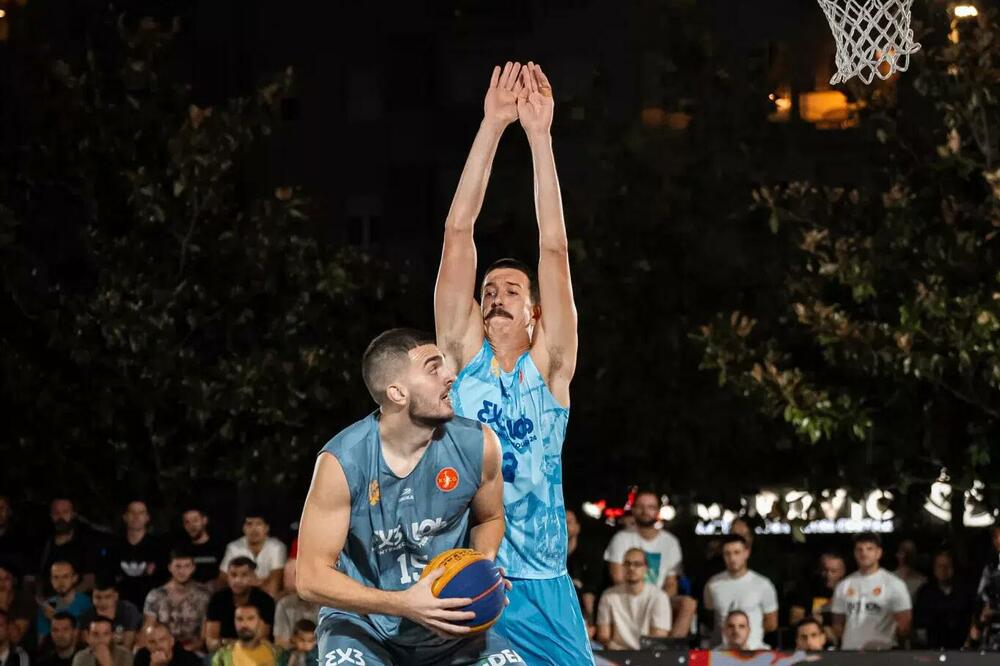 Detalj iz finalnog meča između ekipa Kodio i Ub, Foto: 3x3 Montenegro