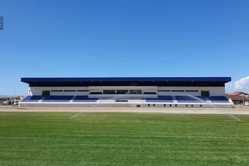 Nova tribina stadiona u Tuzima, Foto: Opština Tuzi