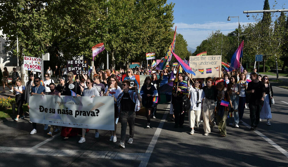 <p>Učesnici su počeli sa okupljanjem na Trgu nezavisnosti od 13 sati, nakon čega su planirani govori i šetnja gradskim ulicama</p>