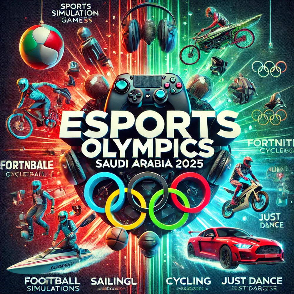 Plakat E-sport Olimpijskih igara