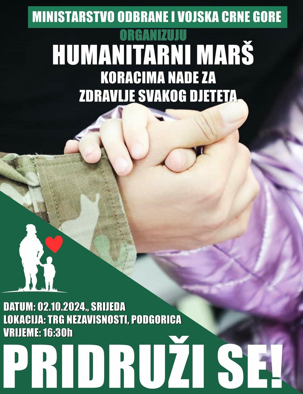 humanitarni marš VCG