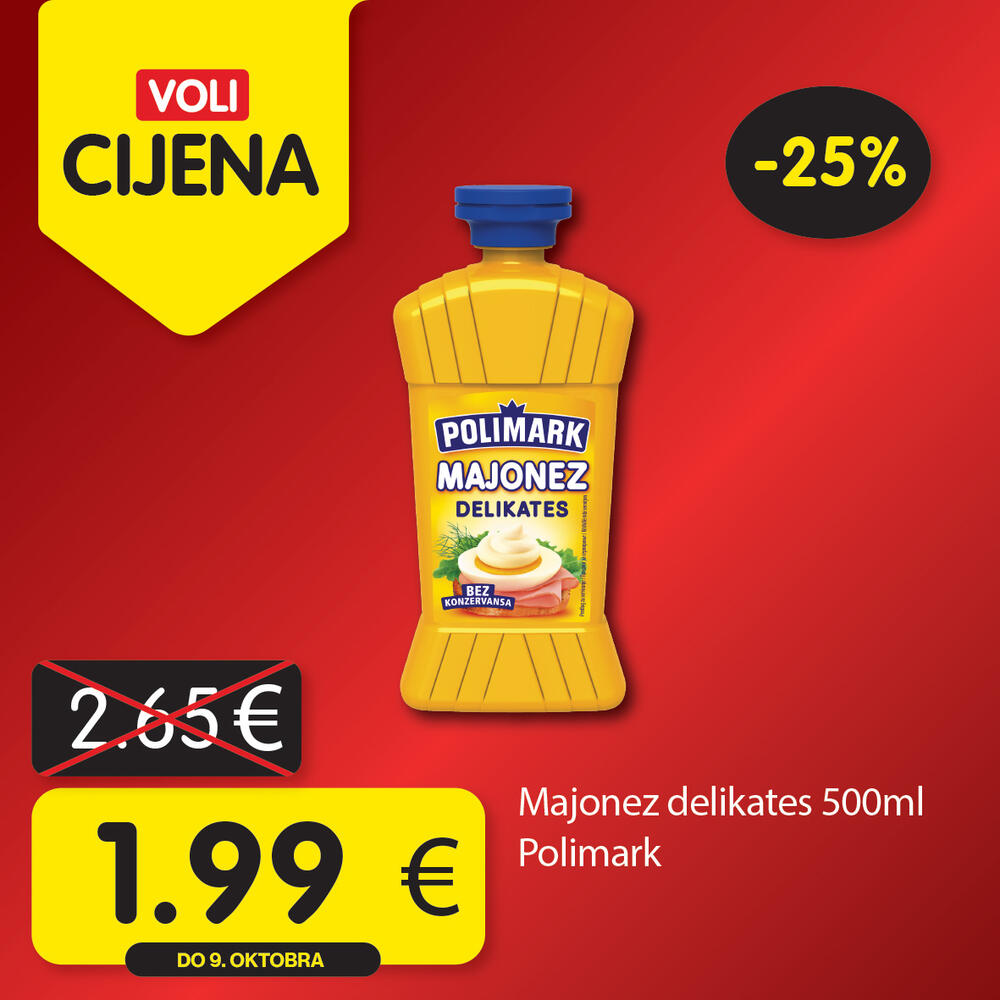 <p>Novi krug najpovoljnijih proizvoda na tržištu je počeo u svim VOLI i Naš diskont marketima.</p>