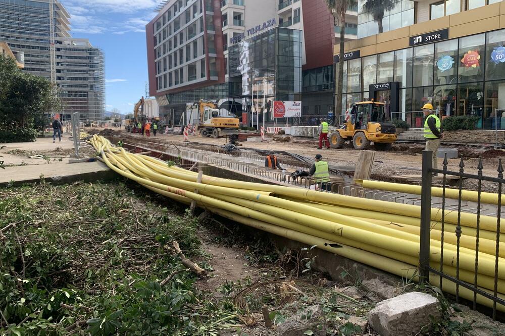 Jedna od rekonstrukcija ulice u centru, Foto: Vuk Lajović