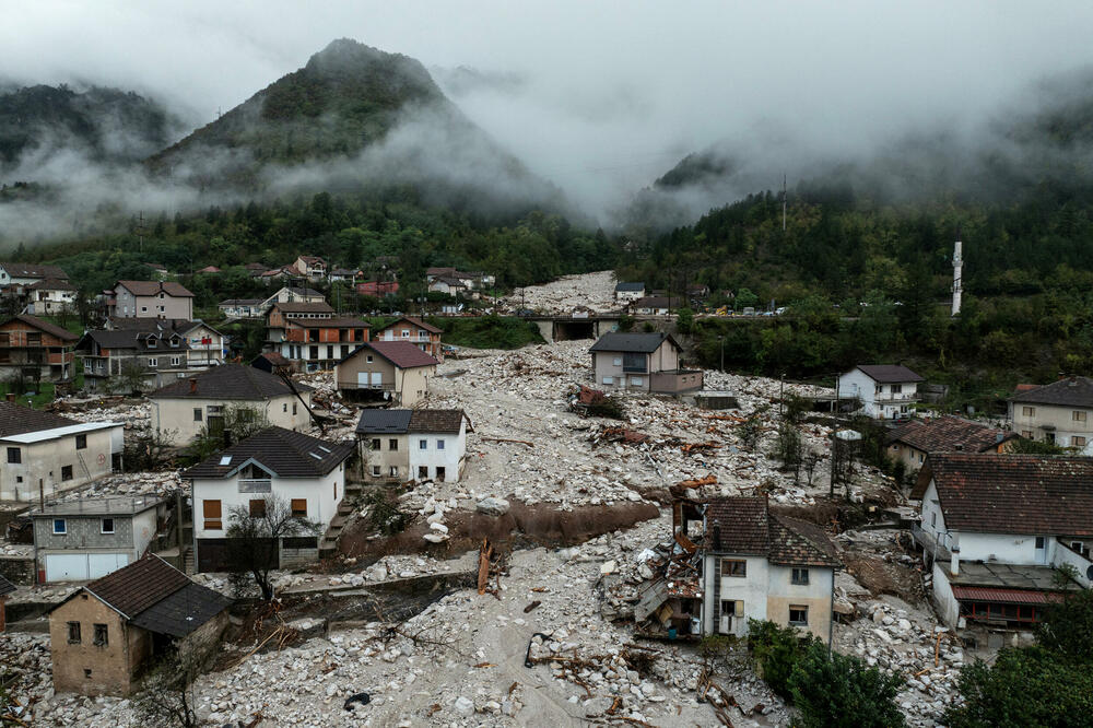 Snimci iz Donje Jablanice, Foto: Reuters