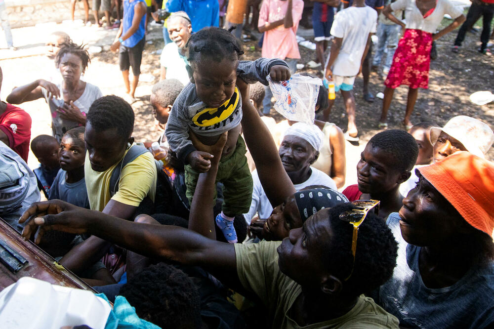 Raseljeni često borave u prenaseljenim mjestima: Detalj sa Haitija, Foto: Reuters