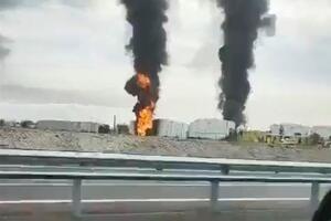 Ukrajina napala skladište goriva na Krimu: Evakuisano više stotina...