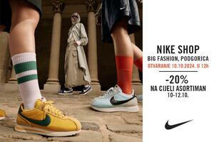 Najmoderniji Nike Shop u regionu stiže u Podgoricu