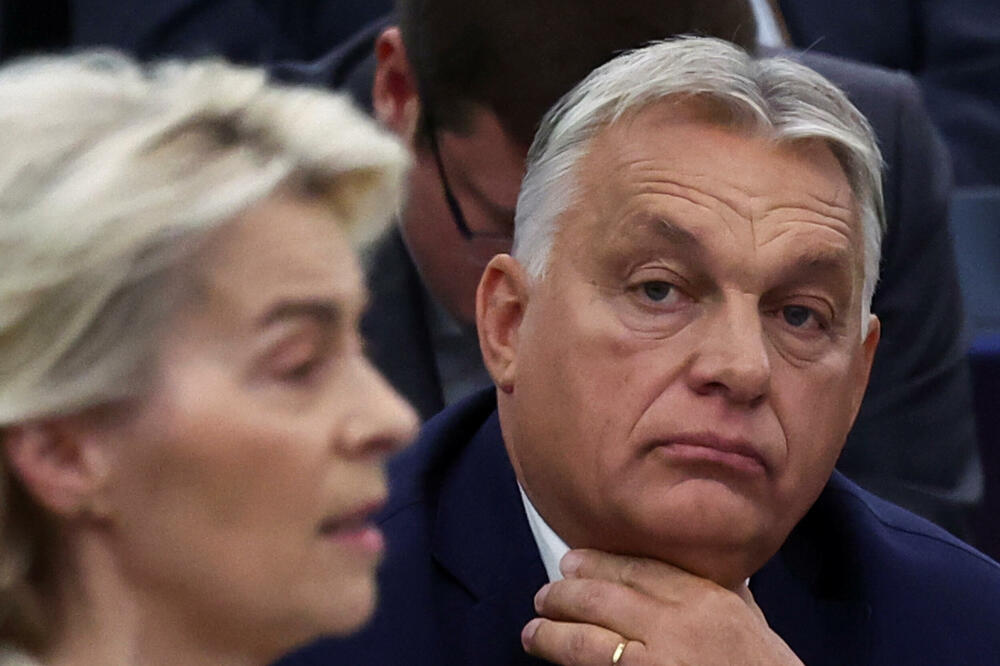 Fon der Lajen i Orban danas u Strazburu, Foto: Reuters