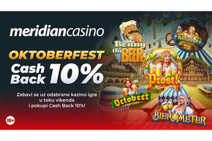 Meridianbet: Uz oktobarfest do cash back-a!