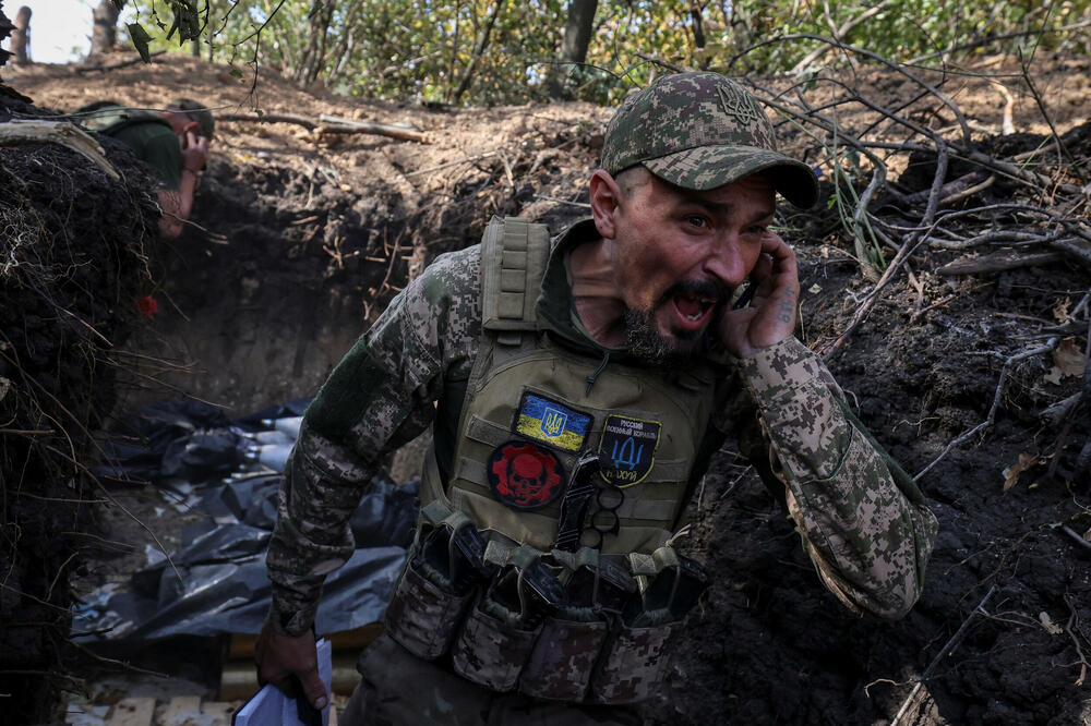 Ukrajinski vojnici u blizini Pokrovska, Foto: REUTERS