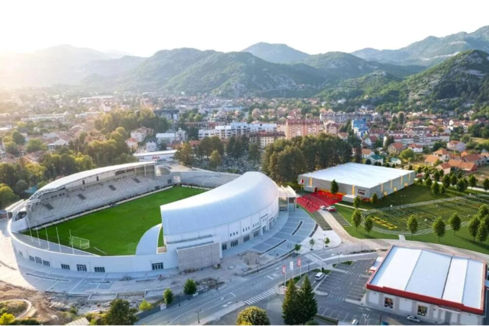 Animacija budućeg stadiona i nove sportske dvorane na Cetinju, Foto: Prijestonica