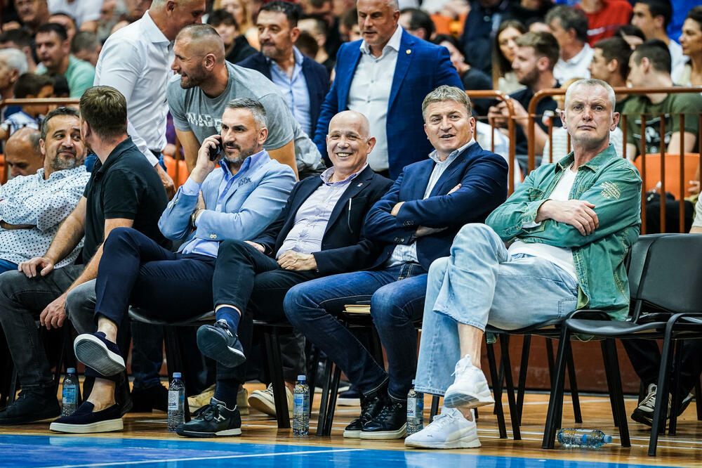 Milija Vojinović, Srđan Dožai i Saša Maričić, Foto: ABA liga/Dragana Stjepanović