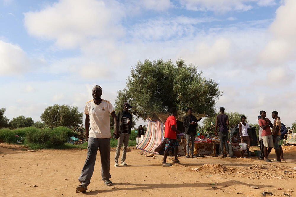 Podsaharski migranti u Tunisu, Foto: REUTERS