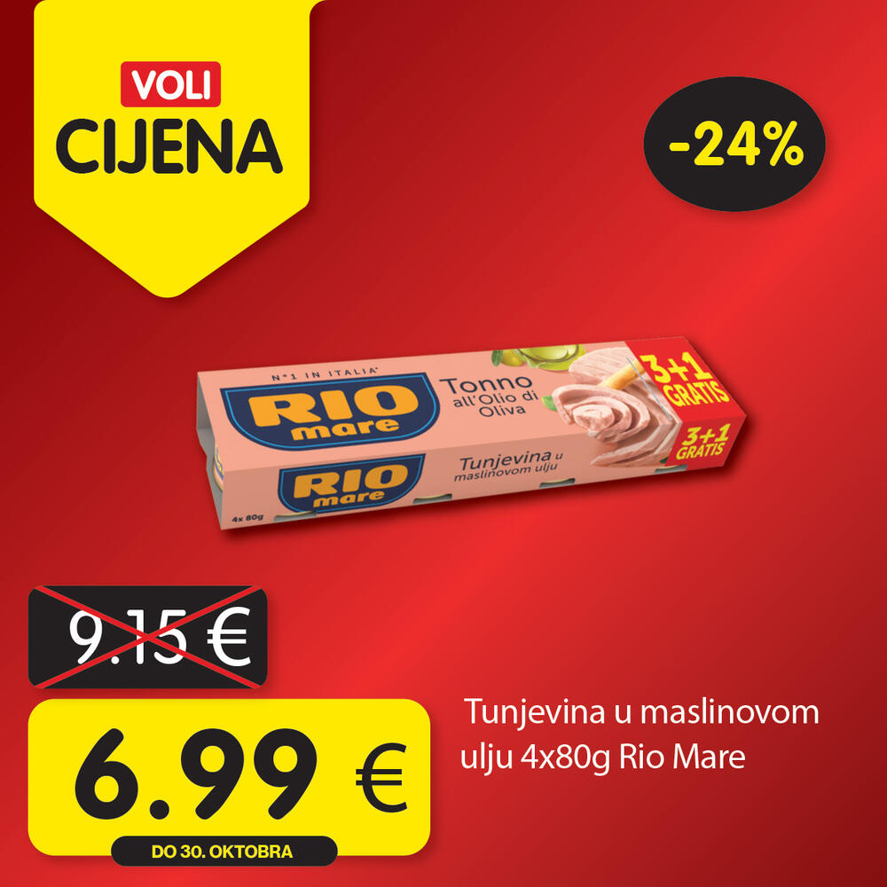 <p>Širok izbor proizvoda po najpovoljnijim cijenama na tržištu u svim Voli i Naš diskont marketima.</p>