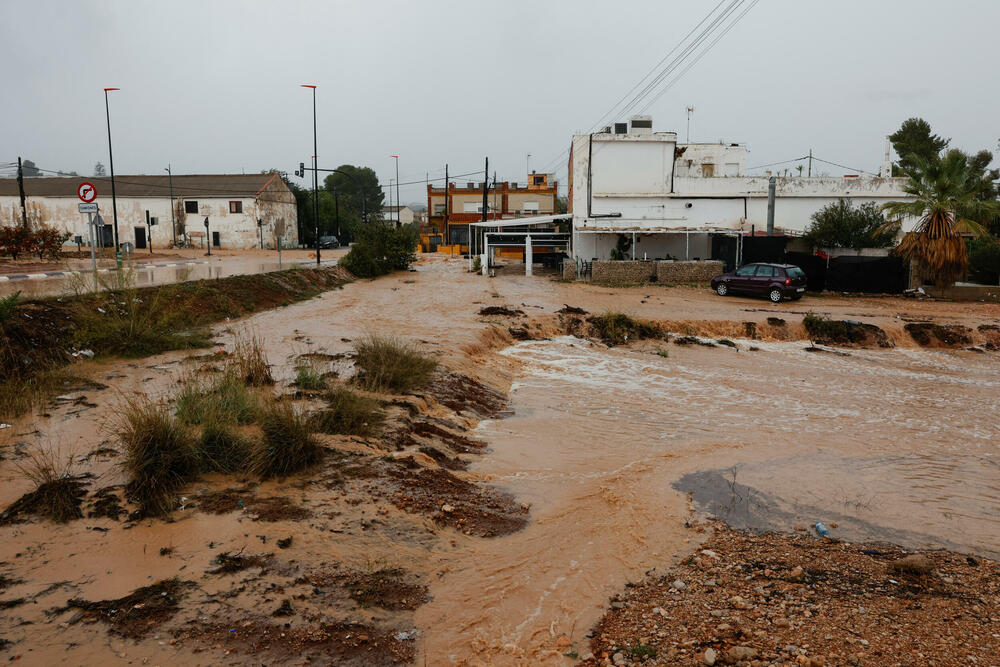 <p>Obilne padavine prouzrokovale su u utorak poplave na jugoistoku Španije</p>