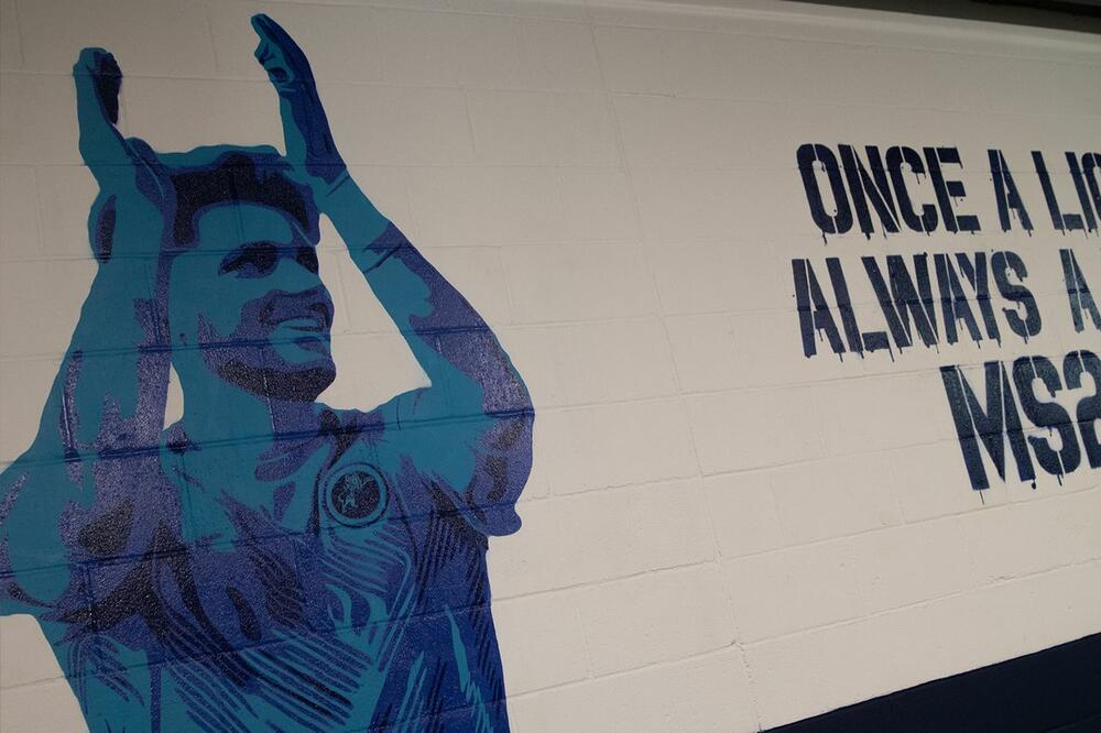 Matijin mural na stadionu Milvola, Foto: Millwall Football Club/X