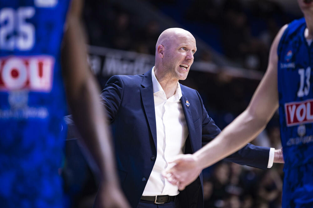 Andrej Žakelj na večerašnjem meču, Foto: KK Budućnost Voli/Filip Roganović