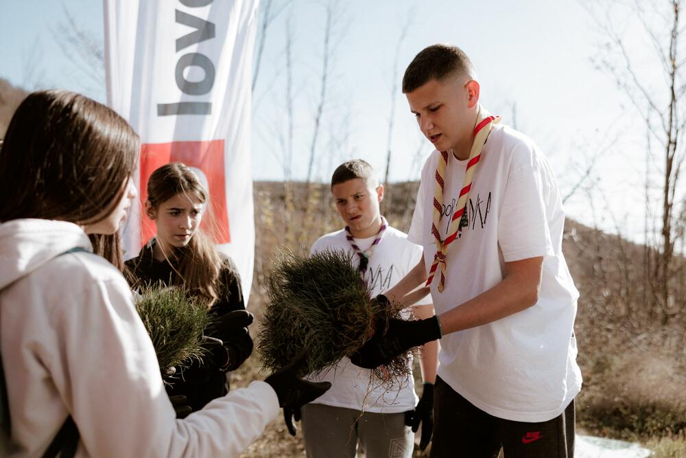 <p>Akcija pošumljavanja u sklopu projekta "Boranka"</p>