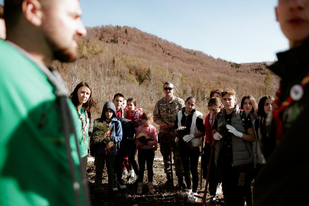 <p>Akcija pošumljavanja u sklopu projekta "Boranka"</p>