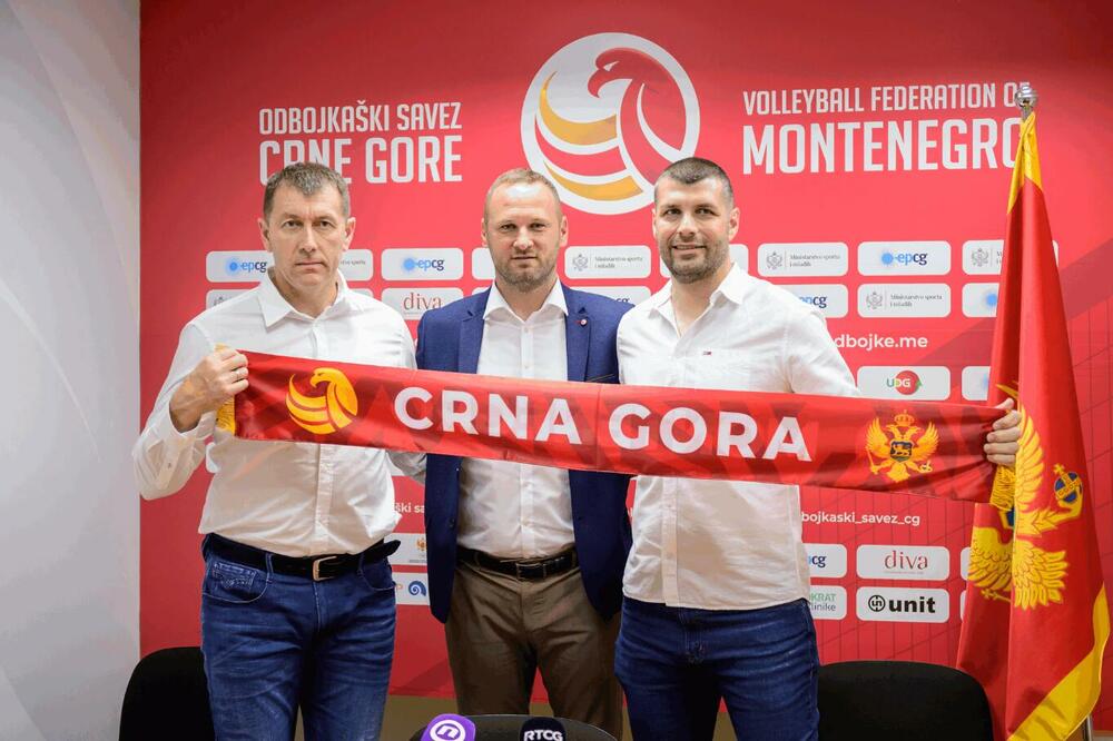 Caković, Kažić i Jevtić, Foto: OSCG