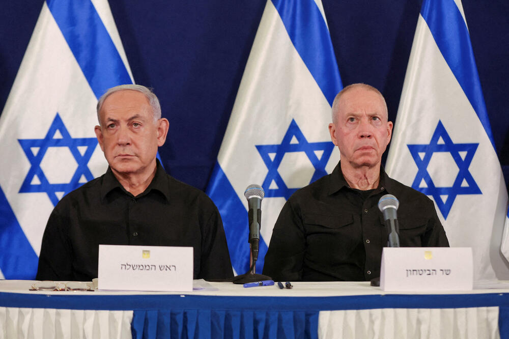 Netanjahu i Galant ranije na jednoj konferenciji za medije, Foto: Reuters