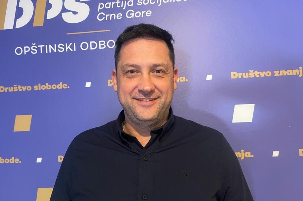 Prvi čovjek kotorskog DPS-a: Neđeljko Moškov, Foto: DPS