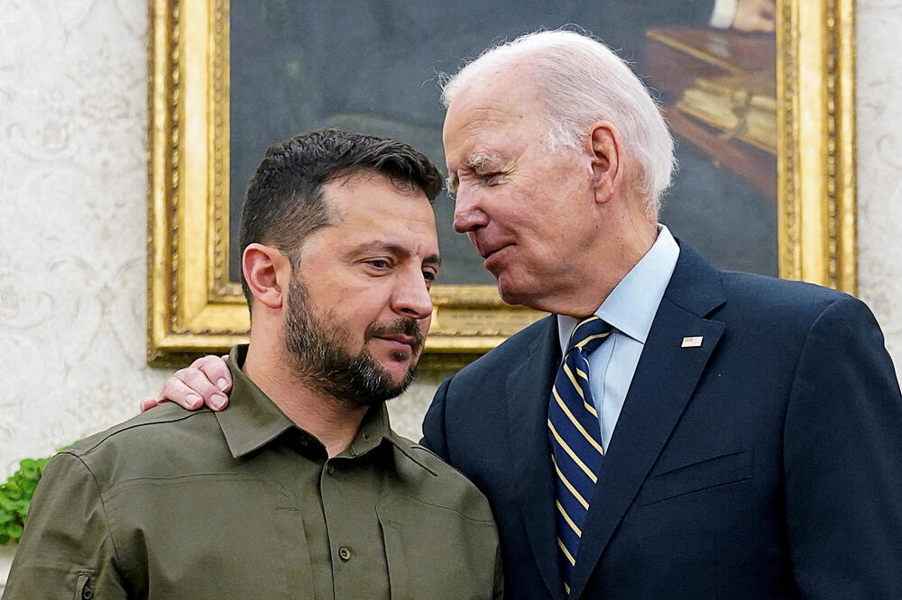 Zelenski i Bajden tokom sastanka u Bijeloj kući u septembru 2023., Foto: Reuters