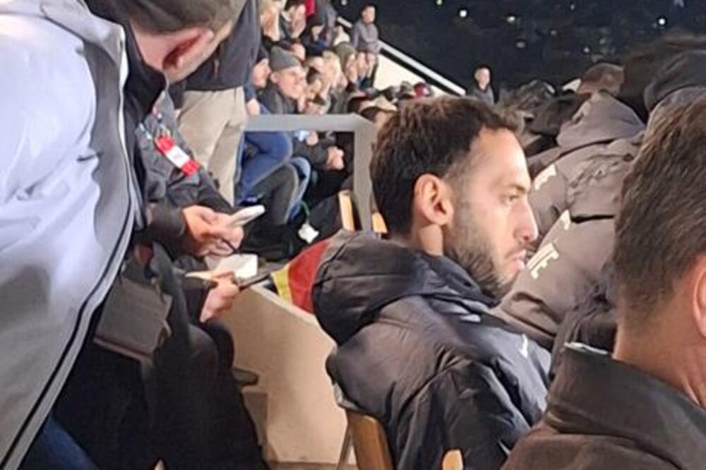 Čalhanoglu na večerašnjoj utakmici, Foto: Savo Njunjić