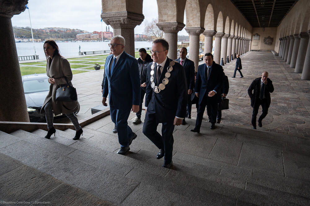 Mandić i Burel, Foto: Skupština Crne Gore