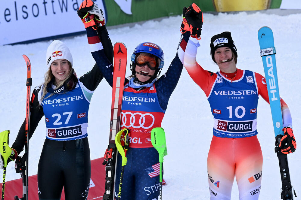 Lara Kolturi tik iza najtrofejnije skijašice u Austriji, Foto: REUTERS