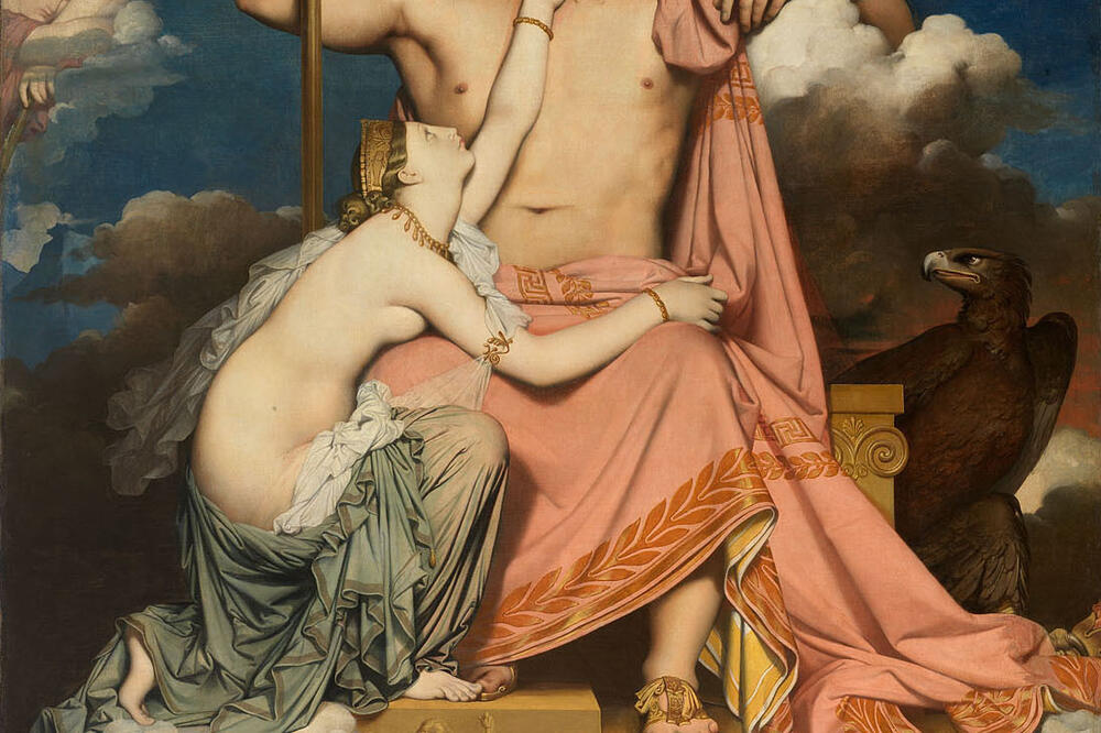 Ingres, Jupiter i Tetida (1811), Foto: Hugo Maertens