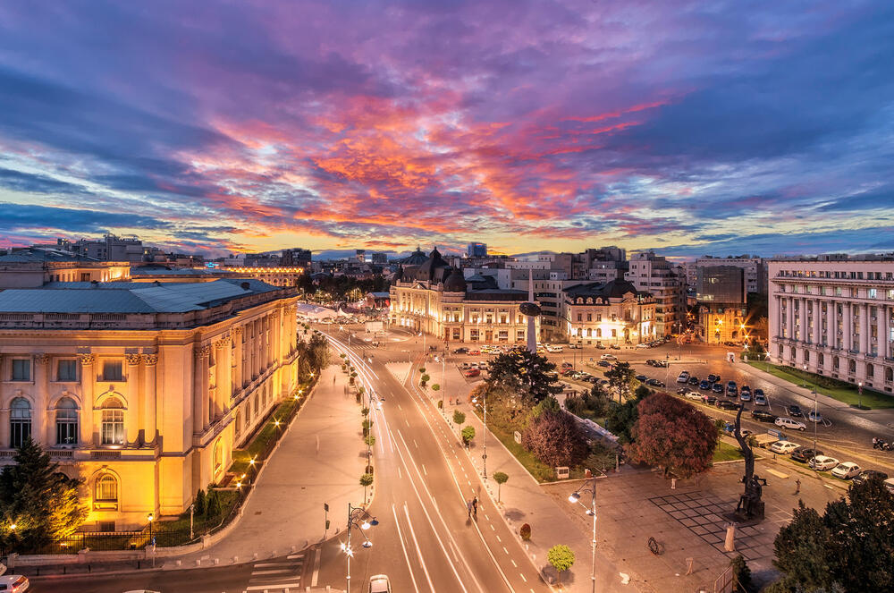 Trg revolucije u centru Bukurešta