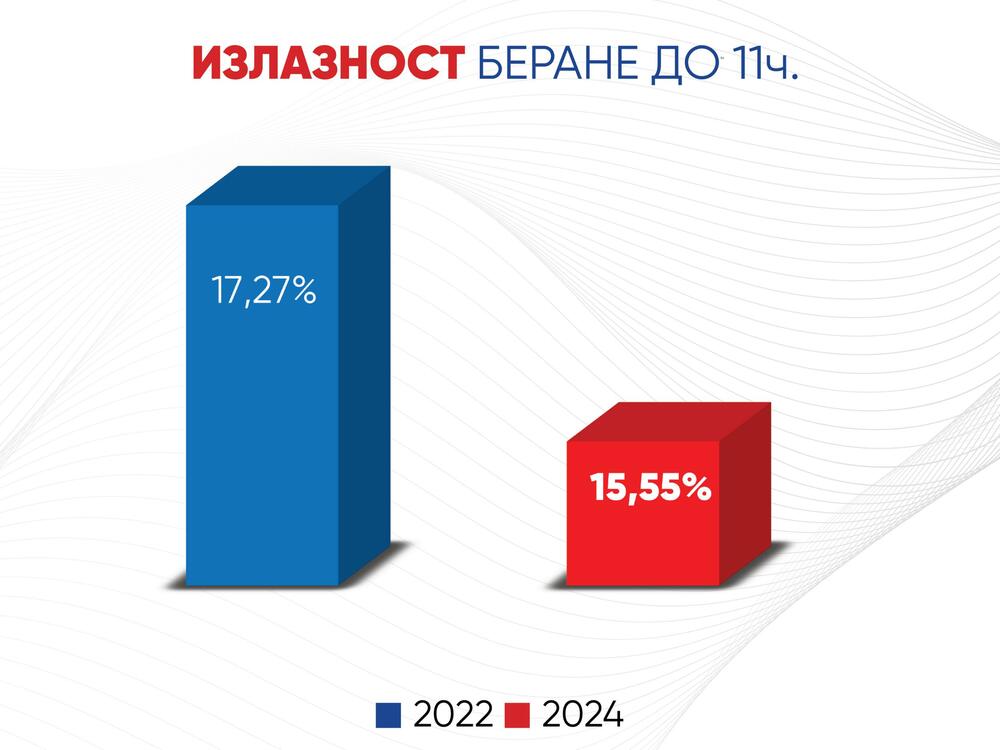 Demokratska Crna Gora, Izlaznost