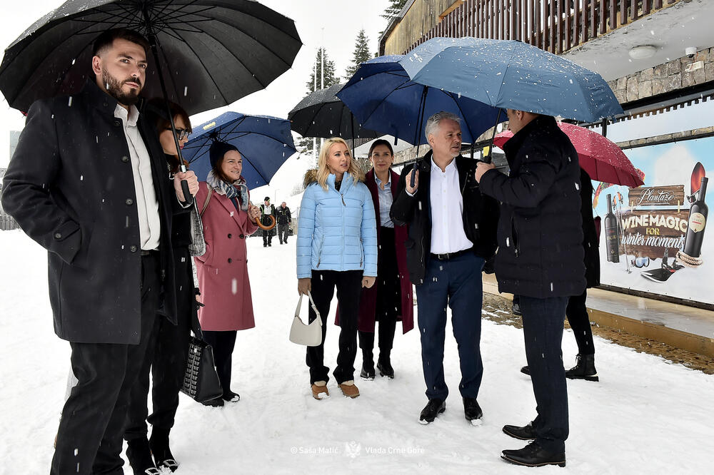 Gorčević i Satler u Kolašinu, Foto: Vlada Crne Gore