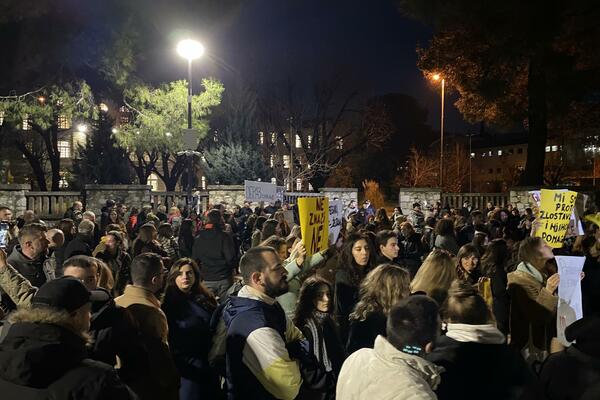 Sa protesta ispred Gimnazije tražili kaznu za profesora i da...