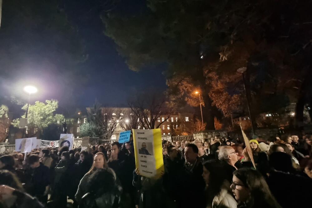 Sa prethodnog protesta održanog 13. decembra, Foto: Nikola Saveljić