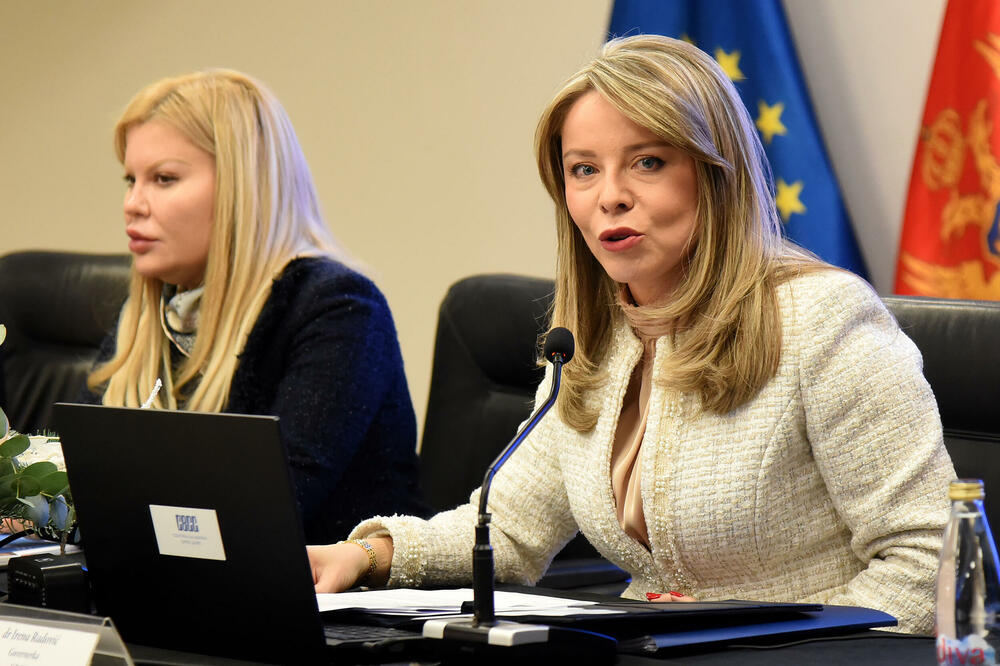 Irena Radović na godišnjoj konferenciji za medije, Foto: Luka Zeković