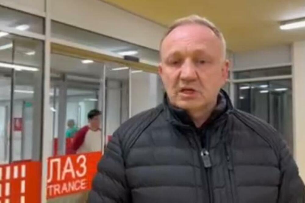 Đilas u Urgentnom centru u Beogradu, Foto: Printscreen