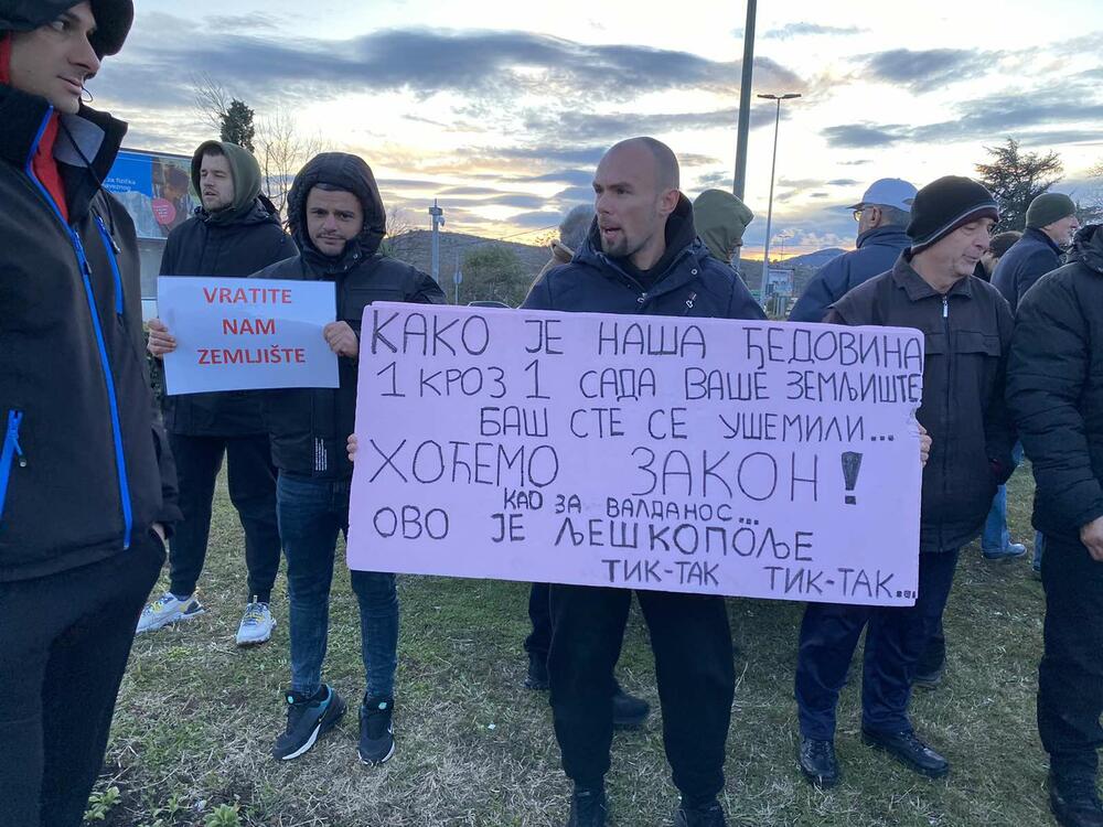 Detalj sa protesta