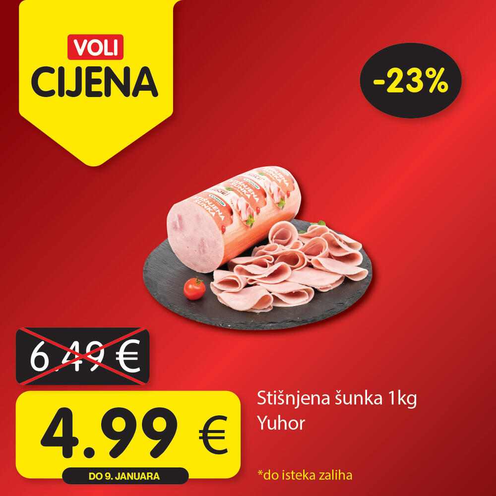 <p>Uživajte u opuštenoj trgovini jer Voli štedi vaš kućni budžet! Obratite pažnju na nove Voli cijene u svim VOLI i Naš diskont marketima.</p>